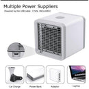 Portable Air Cooler Fan Mini USB ,Air Conditioner 7 Colors Light Desktop Air Cooling Fan Humidifier Purifier For Office Bedroom,iBuyXi.com