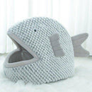 Pet Cat Dog Bed Winter Warm House Non-slip,Bottom Soft Puppy Cushion Pet Sleeping Kennel Portable Sofa Mat for Dogs Cat Supplies, Removable Pets Cat House Windproof  Cozy Shark Shaped, Toys Dog Cleaning Pet Cat Dog Teeth Chew Toy Pet Supplies,Portable Pet Cat Dog Bag, Breathable Transparent Pet Carrier Bag, ,iBuyXi.com