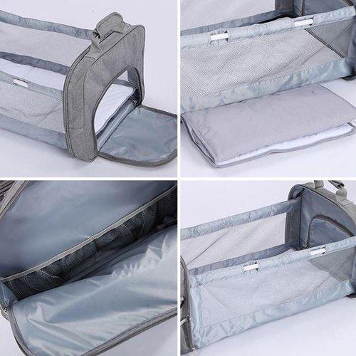 Portable Nappy Stroller Bag, iBuyXi.com, Stroller Bag, Accessories, Mummy Bag, Diaper Bag, Waterproof Baby Bag, Baby Crib Bag, Foldable Baby Bed, Convertible Crib Baby Diaper Bag, Mummy Bag