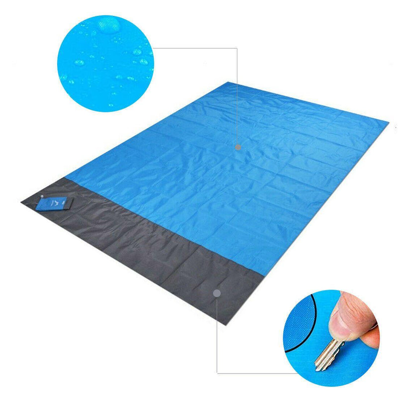 83"x 79" Portable Pocket Sand-Free Mat Picnic Mat Waterproof Sand free Beach Blanket Camping Bed Pad Outdoor Ground Mattress, iBuyXi.com - Shop Unique Selection Of Products, Online shopping store, Affirm Payment, Pay with Free Interest Installments, Summer Collection, Beach Mat, Discount Shopping, Outdoor, Camping