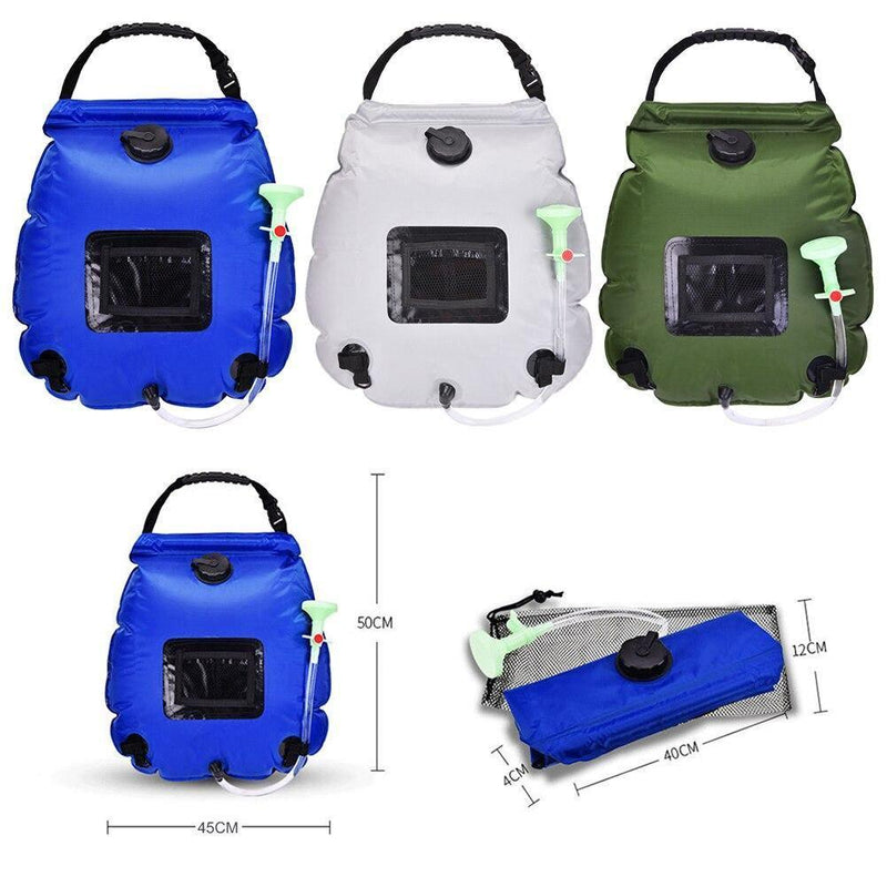 Portable Solar Shower Bag, iBuyXi.com Shop Unique Selection, Outdoor Shower, Solar Shower Bag, Camping Shower Bag, Portable Shower, Hiking, Outdoor, Camping Products, Solar products