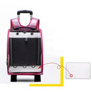 2-1 Portable Transparent Trolley Backpack Cat Carrier, ibuyxi.com