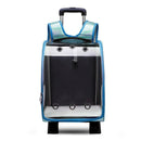 2-1 Portable Transparent Trolley Backpack Cat Carrier, ibuyxi.com