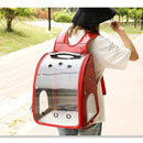 2-1 Portable Transparent Trolley Backpack Cat Carrier, ibuyxi.com