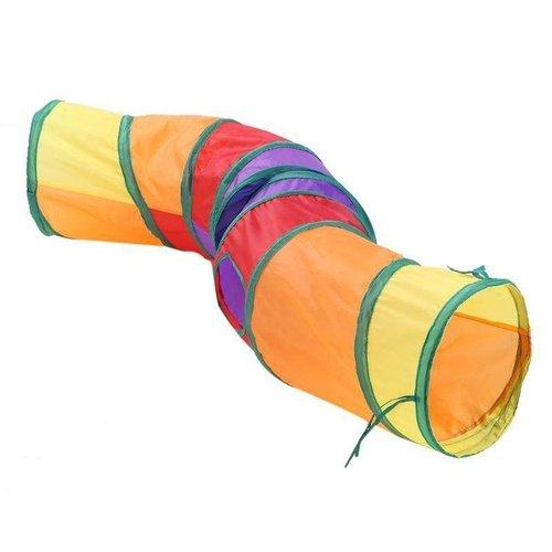 Rainbow Foldable Tunnel Tube, Visit iBuyXi.com for Online Shopping and Shop the Unique Selection, Foldable Tunnel, Tunnel Tube, Cat, Cat Tunnel Tube. Pet Tunnel Tube, Pet Tube, Cat Tube.