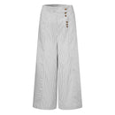 Retro Striped Casual Trousers, iBuyXi.com, Casual trousers, women clothing, women bottom