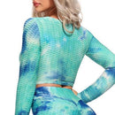 Reversible Long Sleeve Yoga Top, iBuyXi.com Shop Unique Selection, Yoga, Reversible Yoga Tops, Yoga Shirts, Women Clothes, Sports Goods, Sport Tops, Women Tops, Yoga Long Sleeve Tops