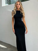 Reversible Sleeveless Spaghetti Strap Maxi Dress, iBuyXi.com