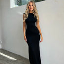 Reversible Sleeveless Spaghetti Strap Maxi Dress, iBuyXi.com