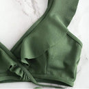 High Waist Ruffle Bikini Women Print Sexy Swimsuit Push Up Bikinis Bandage Bathing Suits Floral Beach Wear, iBuyXi.com, summer outfits, women clothing, sexy bikini, stylish bikini