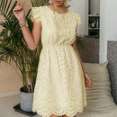 High Waist Dress Ruffled Hollow Stitching A-line Office Lady Dress, Wrap Midi Dress, Deep V-neck Backless Boho Floral Print Romper Oblong neck, Solid color, High waist, Back button closure, Long Pants Jumpsuits Romper with Belt. Women trendy elegant style and wide leg ,Casual jumpsuit with ruffles sleeves, long romper, short sleeve pantsuit with belts, crew neck pant suits, cocktail jumpsuit, long pants, iBuyXi.com