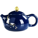 High Quality Blue Porcelain Teapot Set and Coffee Cups, ibuyxi.com