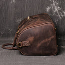Large Capacity Genuine Leather Travel Duffel Handbag, ibuyxi.com