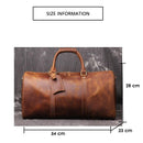 Luxury Business Travel Genuine Leather Duffle Bag, ibuyxi.com