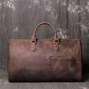 Large Capacity Genuine Leather Travel Duffel Handbag, ibuyxi.com