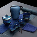 Ceramic Glaze and Unique Travel Teapot Set