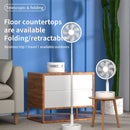 7200mAh Portable and Quiet Rechargeable Fan