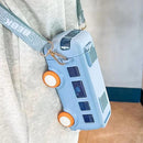 Tritan Straw Bus Water Bottle for Kids