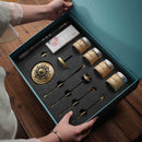 High end Fragrance Seal Gift Box Set Copper Seal Fragrance Complete Incense Path Entry Tool Seal Fragrance Tool Powder Gift - ibuyxi.com