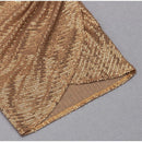 Pleated Irregular Sleeveless Sequins  V-Neck Party Mini Dress, IBUYXI.COM