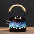 Exquisite and Gold Shining Ceramic Tea Pot