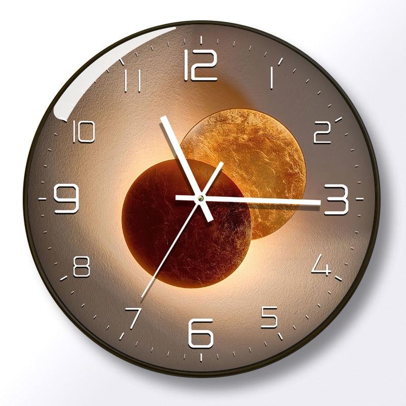 Modern Nordic Wall Clock for Creative Decoration