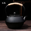 1200ml Large Capacity Black Iron Teapot