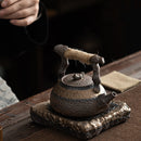 Dead Wood Teapot with Hemp Rope Handle