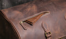 Large Capacity Genuine Leather Travel Duffel Handbag, ibuyxi.com