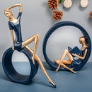 Young Girl Resin Room Accessories For Decoration