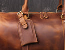 Luxury Business Travel Genuine Leather Duffle Bag, ibuyxi.com