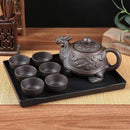 Creative Purple Sand Ceramic Pot and Cups, ibuyxi.com