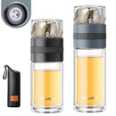 High Borosilicate Glass Tea Bottle Infuser Tumbler, iBuyXi.com