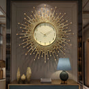 Sun Wall Clock for Luxury Living Room Decor, ibuyxi.com