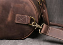 Large Capacity Genuine Leather Travel Duffel Handbag, ibuyxi.com
