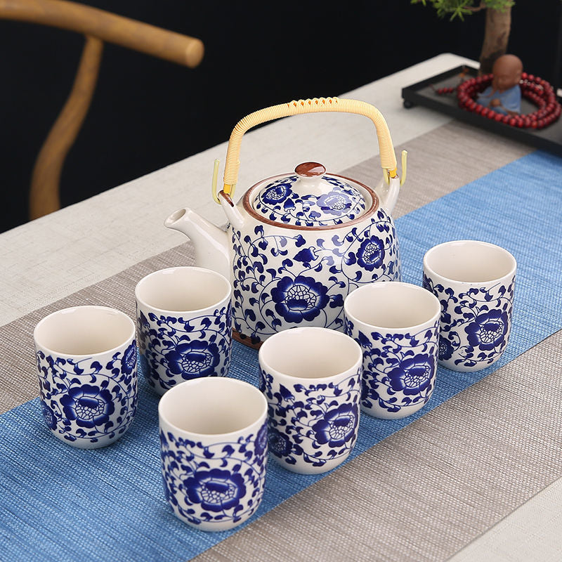 Artful Porcelain Ceramic Teapot Set
