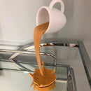 Floating and Creative Desktop Decor Coffee Cup Sculpture