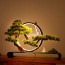 Zen Style Cliff Welcome Pine Bonsai Home Decor, ibuyxi.com