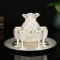 High End Wine Glass Set Style Goblet Metal