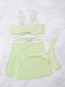 Brazilian Padded Push Up Thong Skirt Bikini Set, summer outfits, unique bikini sets, bikini skirt, women fashion, iBuyXi.com