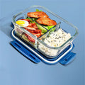 Sleek Glass Lunch Box for Food Storage, ibuyxi.com