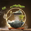 Creative Ceramic Flowing Water Rockery Fountain
