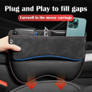 Suede Seat Side Storage Pocket For Car Seat Gap Filler Organizer Box Pu Leather Car Crevice Stowing Tidy Interior Parts, ibuyxi.com