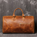 Large Capacity Genuine Leather Travel Duffel Handbag, ibuyxi.com