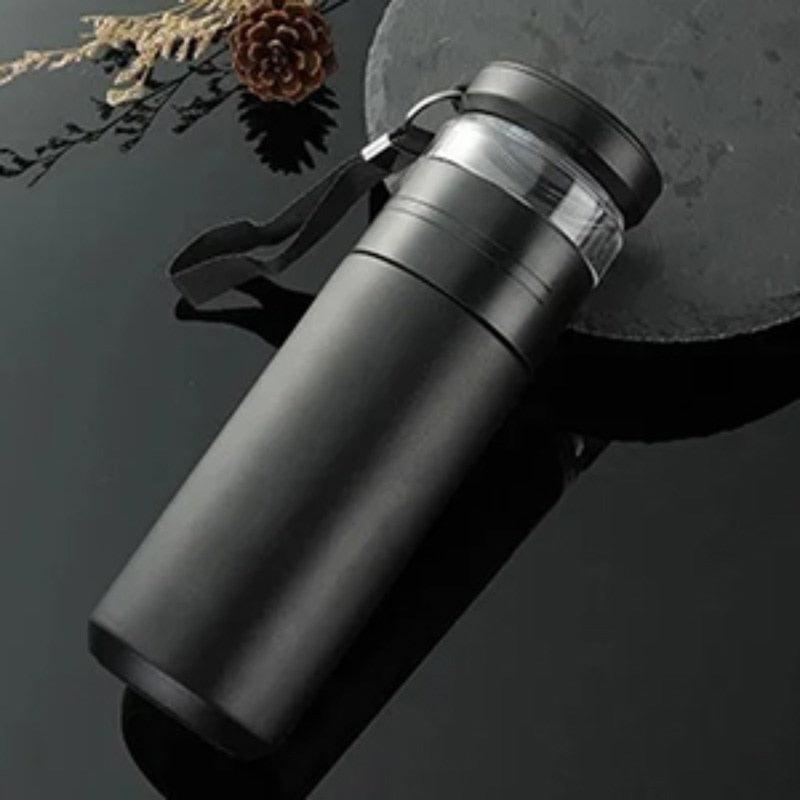 Travel Tea Tumbler with Infuser and Sleeve