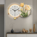 Modern and Luxury Light Wall Clock for Decor