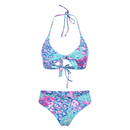 Butterfly Floral Printed Bikini, iBuyXi.com, women beachwear, Brazilian bikini, cute colorful bikini, women swimsuits, summer outfit, bikini set for sale, blue bikini, butterfly bikini 