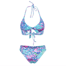 Butterfly Floral Printed Bikini, iBuyXi.com, women beachwear, Brazilian bikini, cute colorful bikini, women swimsuits, summer outfit, bikini set for sale, blue bikini, butterfly bikini 