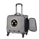 Pet Traveling Carrier Trolley Case With Space Capsule, iBuyXi.com