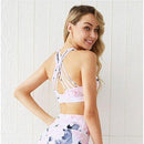Seamless Print Sporty Yoga Set Sleeveless Pullover High Waist Pants Tracksuit ,Color Patchwork Wide Leg Pants, High Waist, Wide Leg Trousers Fitness Loose Dancing Yoga Pants Sports Workout Gym Fitness Pants, Loose Fitting Design,100% brand new, high quality, and most fashion women sexy crop, Specially design, perfect gift, Valentine's day, birthday clothes, iBuyXi.com